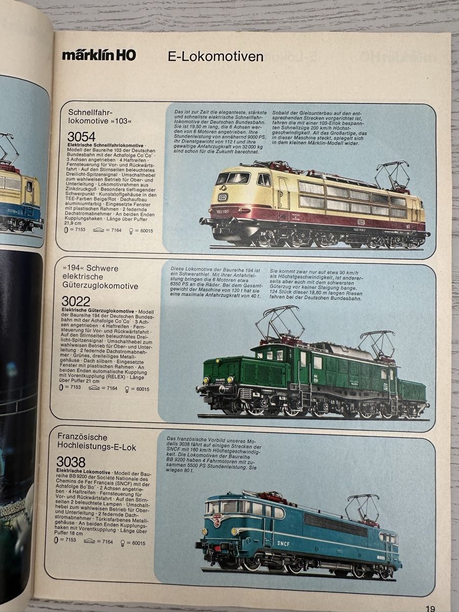 Märklin Modellini di ferrovie: Märklin Katalog 1976 D – Usato da Lupsingen venduto da New-Haven 1