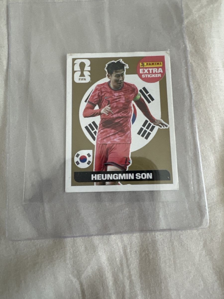 Panini Carte collezionabili: Extra Sticker Gold WM 26: Heungmin Son – Nuovo (secondo la descrizione) da Winterthur venduto da sah_gn89