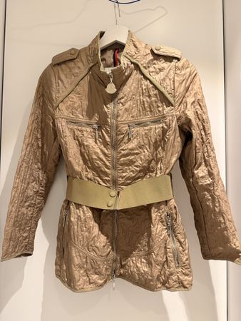 Moncler Jacke, Gr. 1, Top Zustand, beige, Herbst-Look!