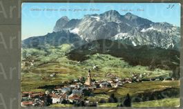 AK Farblitho Cortina d’Ampezzo Italien S-Tirol Tofana≈1920 