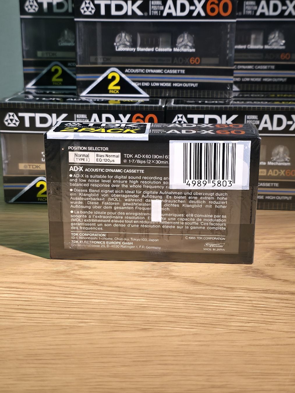 Cassettes audio: TDK AD-X60 - 2 PACK - Normal Position - TYPE I - NOS – Neuf avec emballage d'origine à Dietlikon par litisop 1