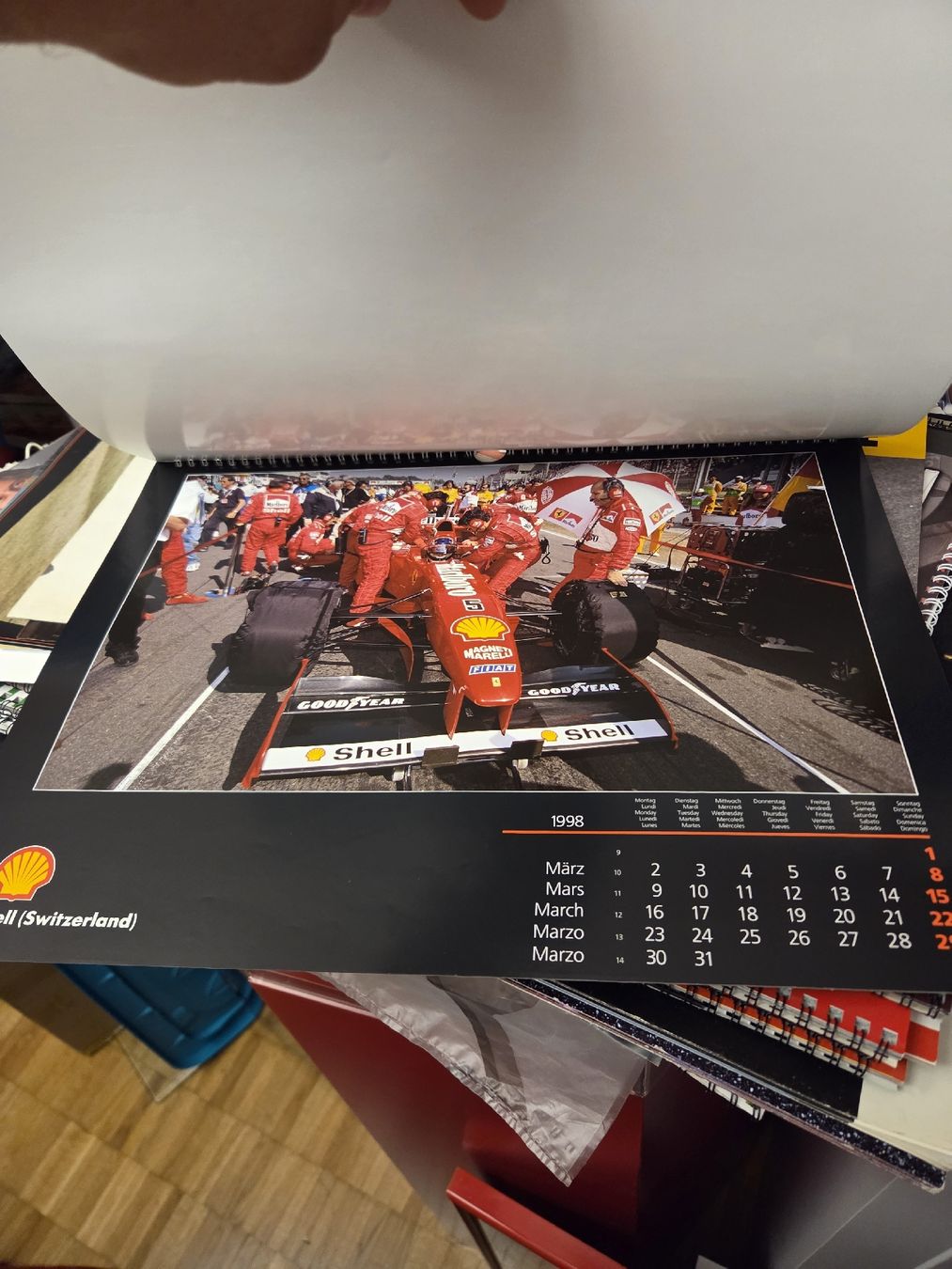 Ferrari Calendriers: Shell Ferrari Kalender 1998 – D'occasion à Wetzikon ZH par AmacherM 3