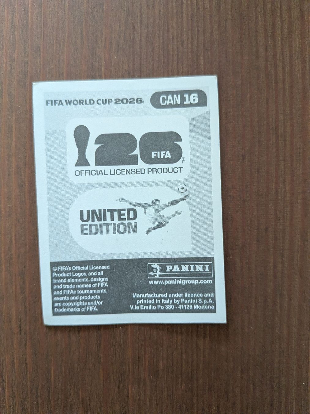 Panini Carte collezionabili: Panini Bild CAN 16 – Usato da Eschenbach SG venduto da SanFranciscoCalifornia 1