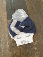 Stirnband doppelt gestrickt Handmade