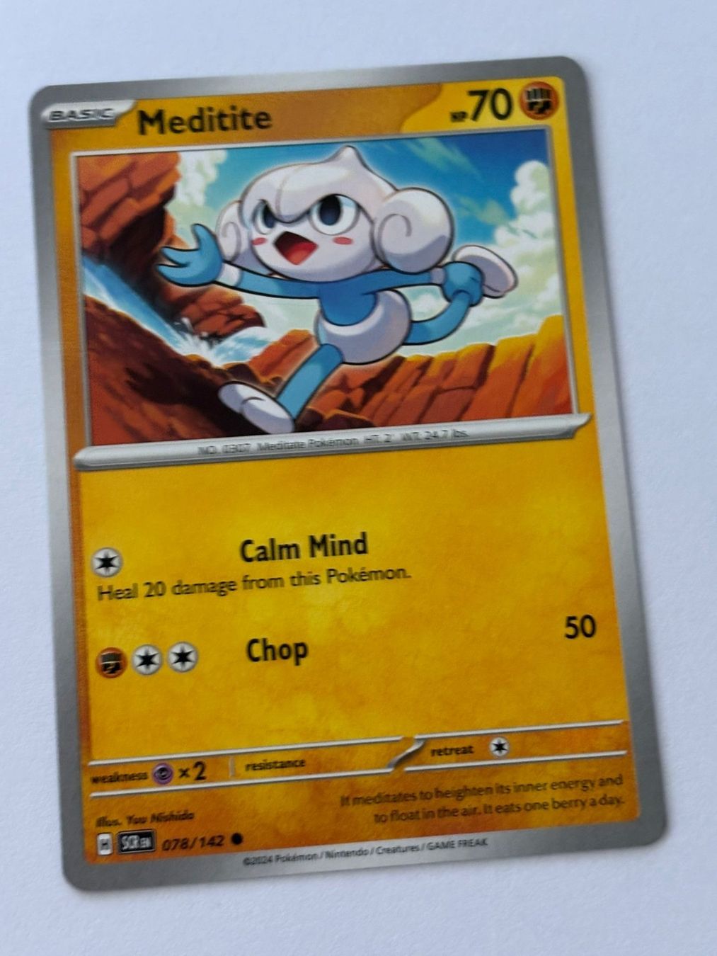 Pokémon Carte collezionabili: Pokemon-Karte Meditite 078/142 – Usato da Herisau venduto da Seyashop1