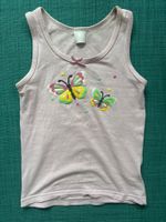 Mädchen Unterhemd rosa mit Schmetterling Motiv Gr ca. 98/104