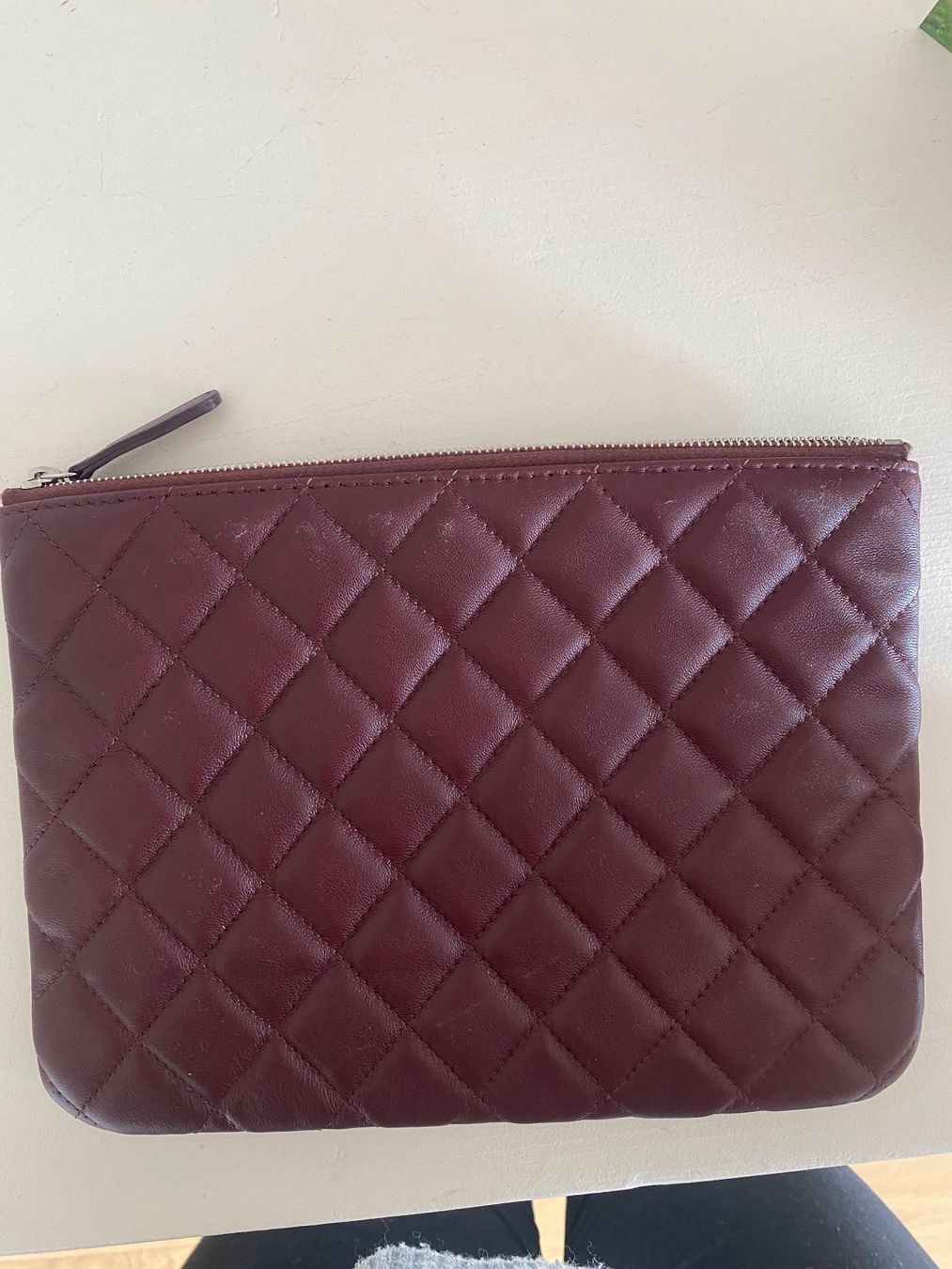 Chanel Borse da donna: chanel pochette clutch Bordeaux – Usato da Erlenbach ZH venduto da Vicky123456 1