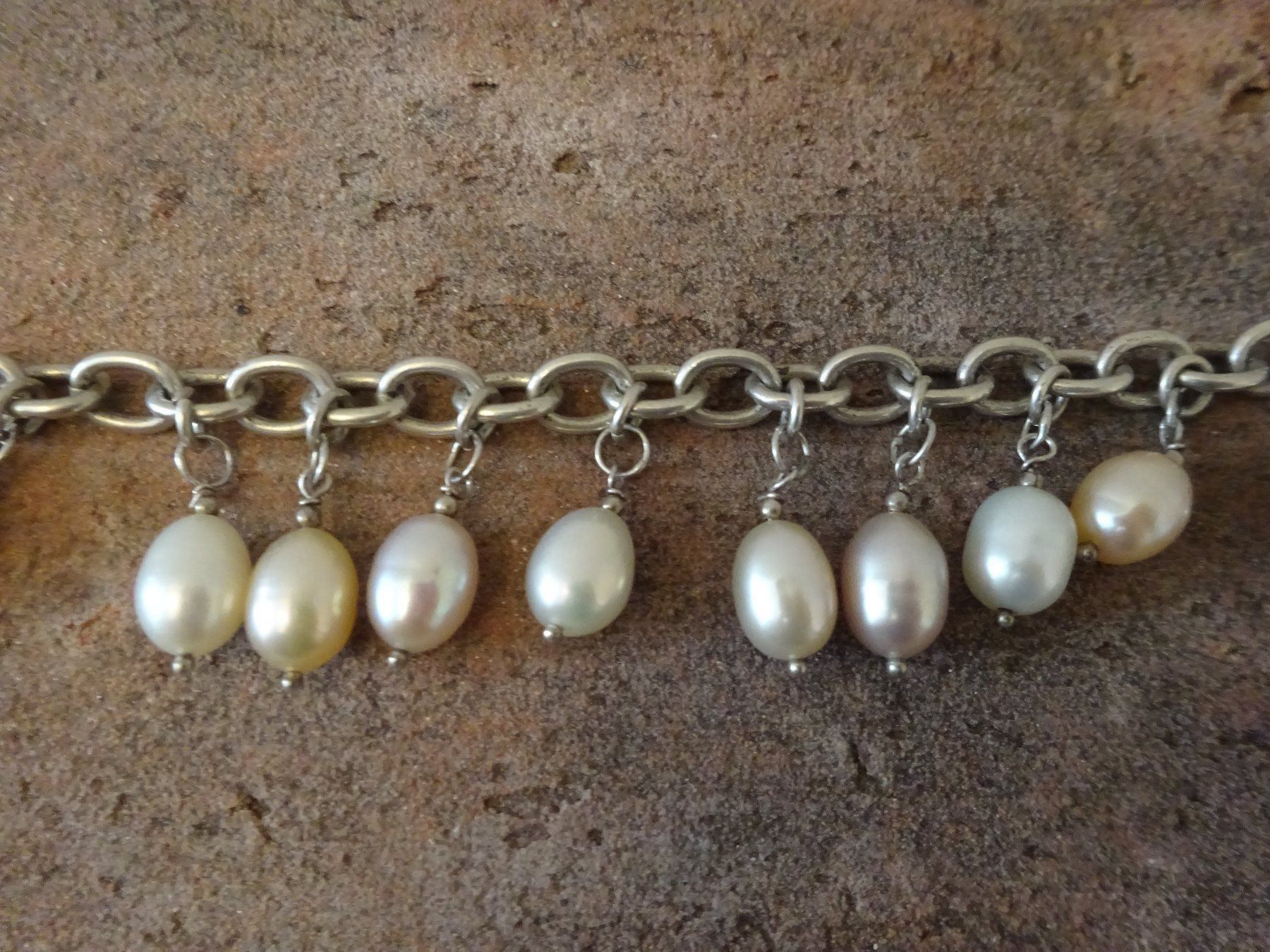 Bracciali & Braccialetti: Armband Perlen / 925 Silber – Usato da Esslingen venduto da FetteSchnecke 6