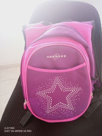 Obersee Kinderrucksack, Pink/Lila, Stern