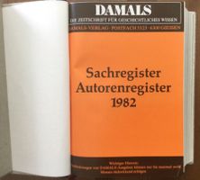 Zeitschrift DAMALS 1982:  Afghanistan, Hereroaufstand, etc