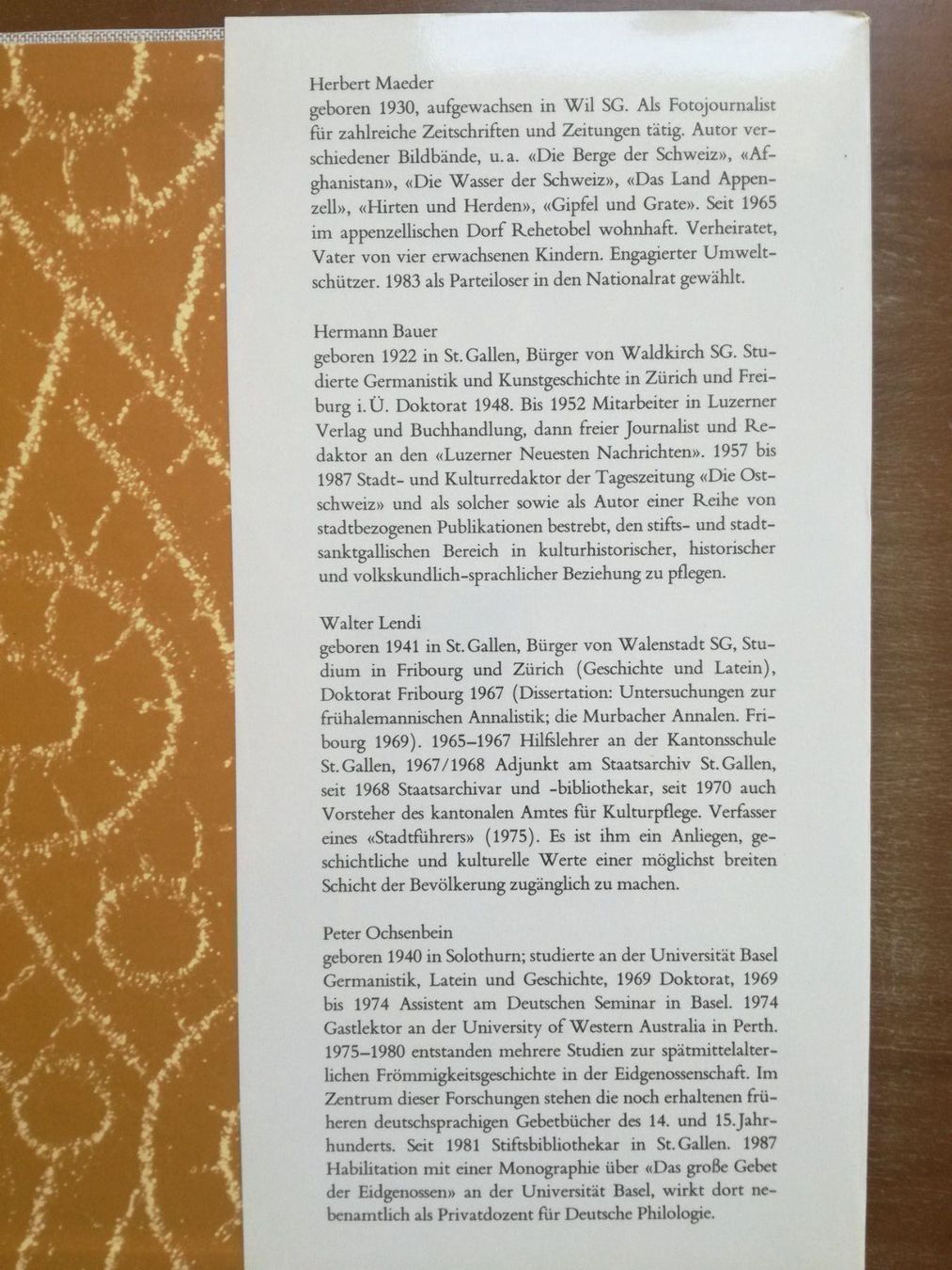 Libri: Herbert Maeder; St. Gallen   ` – Usato da Zürich venduto da Tolima194 8