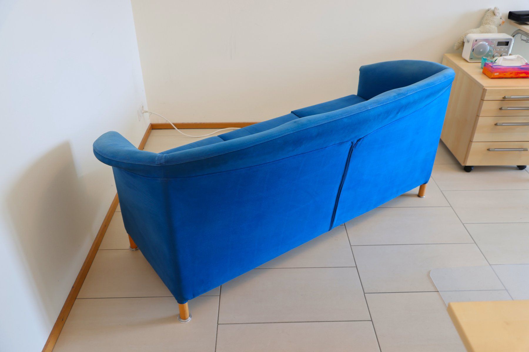 Wittmann Divani: Blaues Designer Sofa Aura von Wittmann – Usato da Zürich venduto da hbm 5