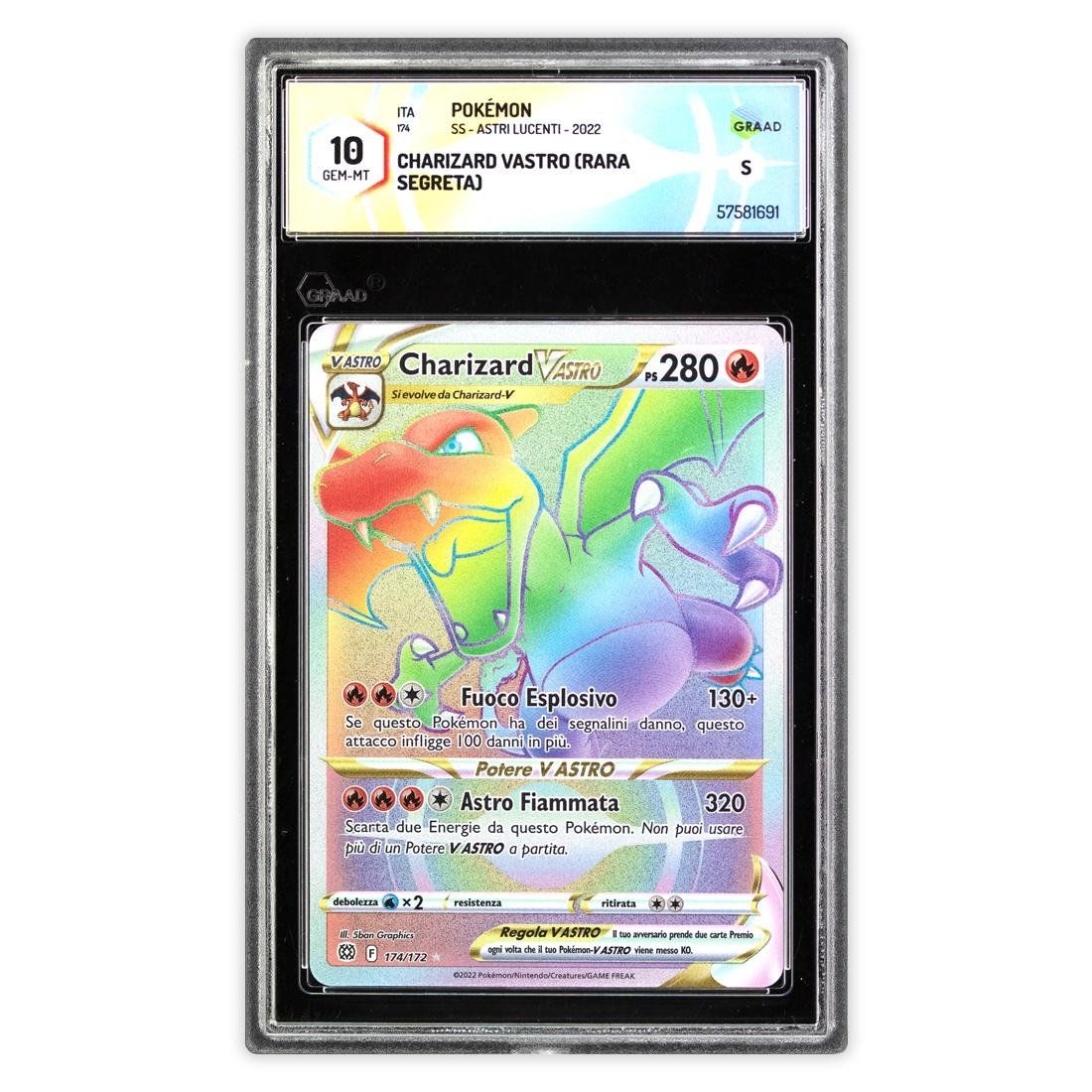 Pokémon Carte collezionabili: Charizard VAstro 174/172 - SS Astri Lucenti 2022 - Gem Mint – Usato da Lugano venduto da Historianlugano 2