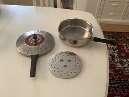 Kuhn Rikon Schnellkochtopf 22cm Edelstahl Swiss Made gebr...