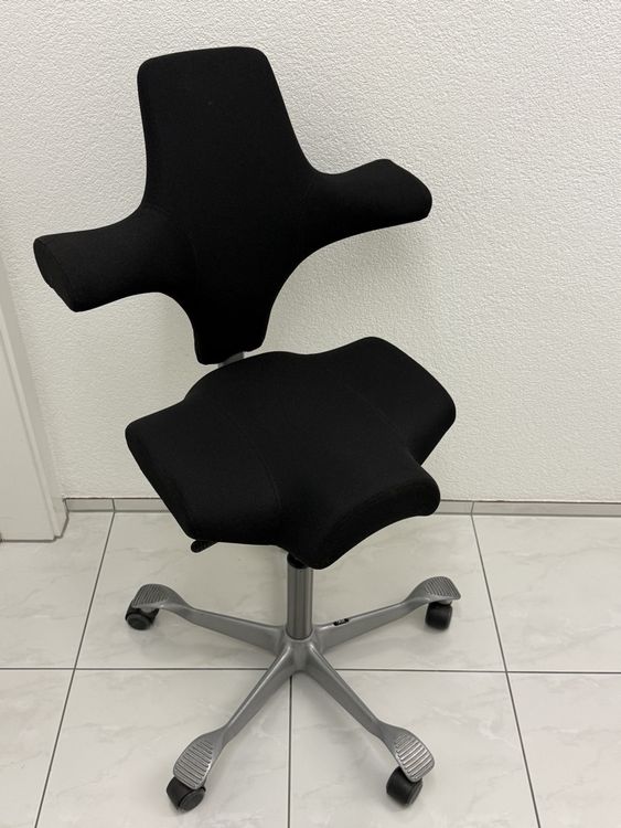 hag Capisco modello 8106 tessuto nero SEDIA DA UFFICIO