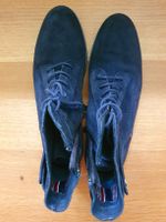 Tommy Hilfiger Stiefel Damen Grösse 40 dunkelblau, Wildleder