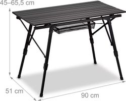 Relaxdays Camping- / Picknick-Klapptischen, faltbar