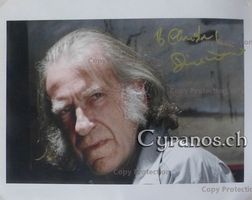David Warner (1941-2022) Schauspieler - Autogramm  Grossfoto