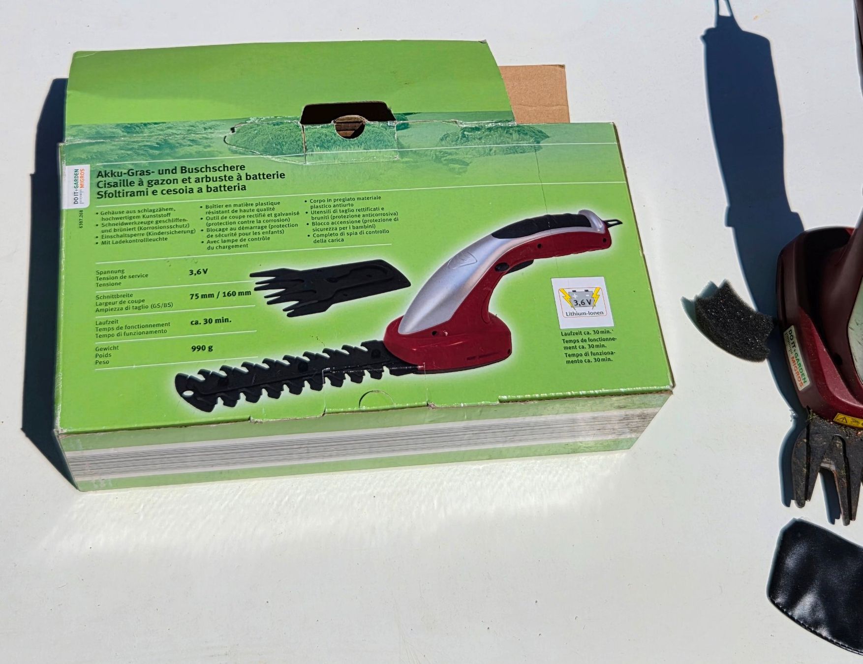 Alle Werkzeuge: Akku-Grasschere DO IT+GARDEN Migros – Gebraucht aus Zürich von Primanoctis 2