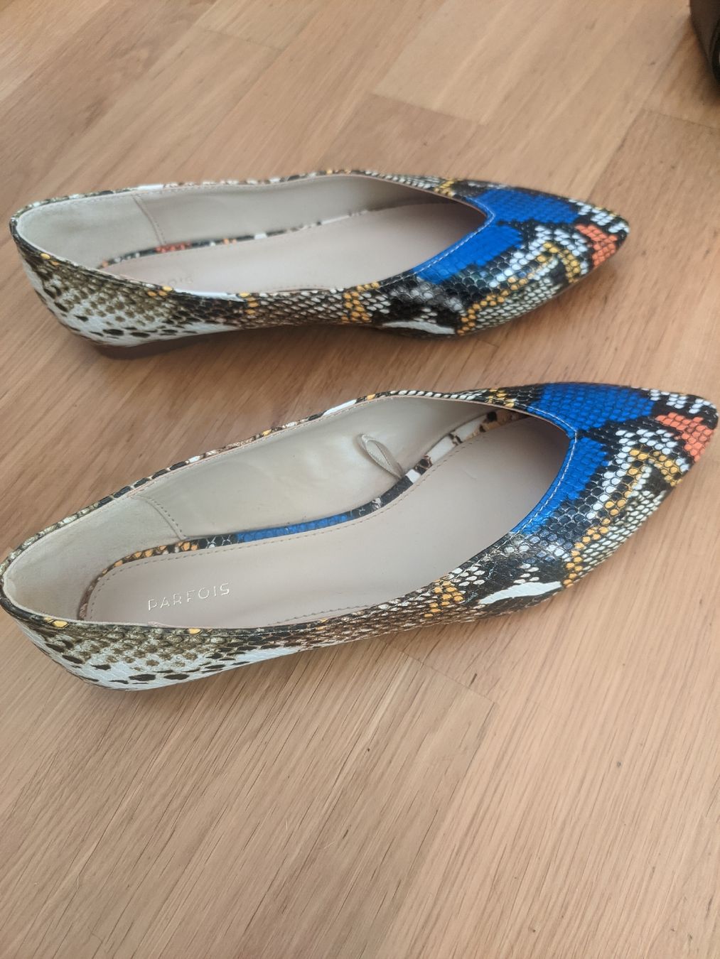 Damenschuhe: Ballerinas von Parfois, Gr. 37, schlangenmuster – Neu (gemäss Beschreibung) aus Langendorf von KleeneFlaume