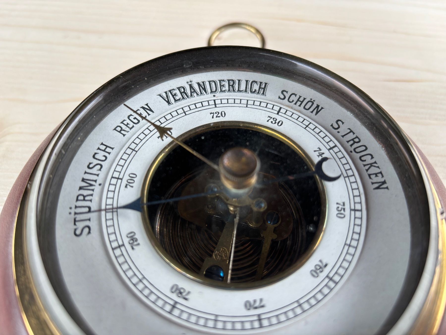 Altri elettrodomestici e apparecchi d’epoca: schöner alter runder Lufft Barometer – Usato da Feldbach venduto da Olive1 6
