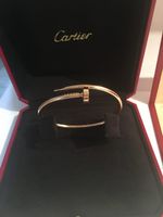 Bracelet Cartier juste un clou or rose Taille 16