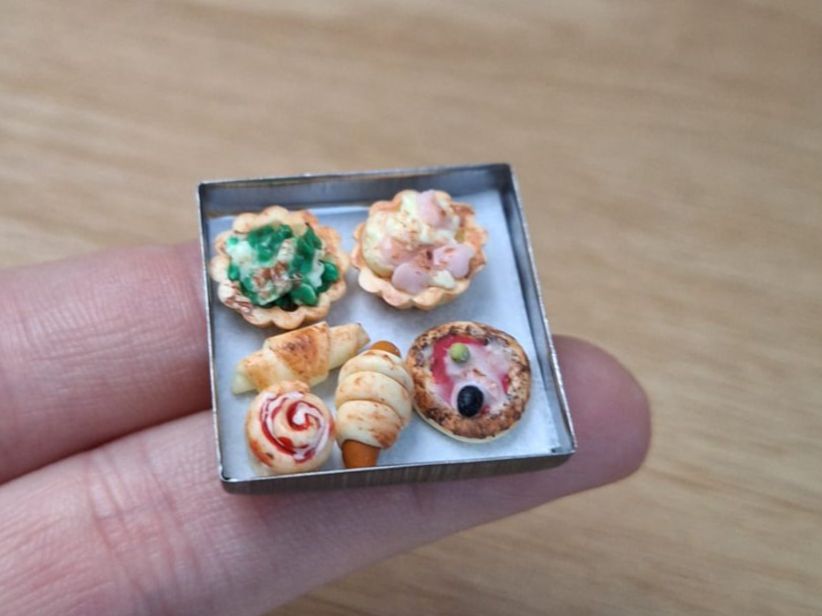 Puppenhäuser & -möbel: Backblech mit Apero Gebäck Handgemacht – Neu (gemäss Beschreibung) aus Zürich von HandmadeTinyFood 5