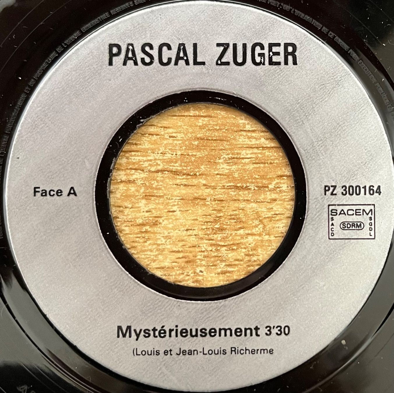 Dischi in vinile: PASCAL ZUGER - MYSTERIEUSEMENT – Usato da Bussigny venduto da vinyl-pas-cher 2