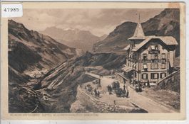 Klausenstrasse - Hotel Klausenpasshöhe mit Postkutsche