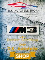 BMW M3 Emblem Logo Schriftzug Heckklappe in Schwarz glänzend