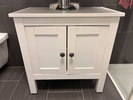 2x Unter-Lavabo-Möbel
