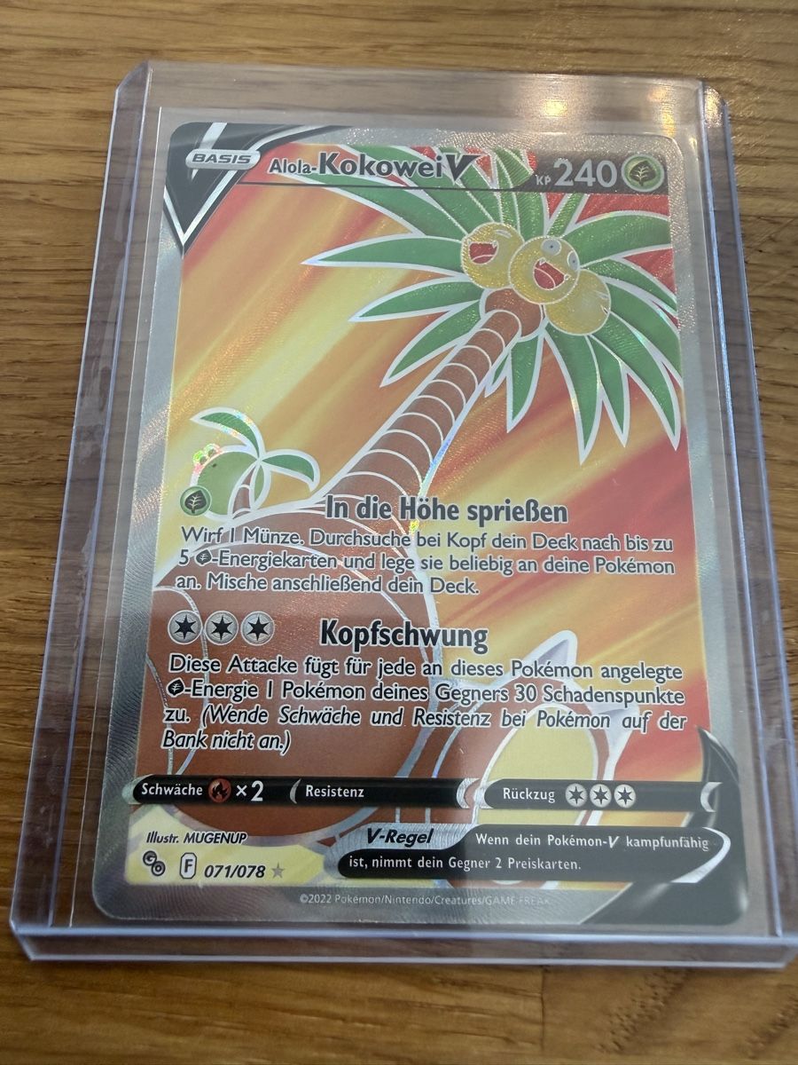 Pokémon Carte collezionabili: Alola-Kokowei V 71/78 – Usato da Amriswil venduto da sim_nlb6