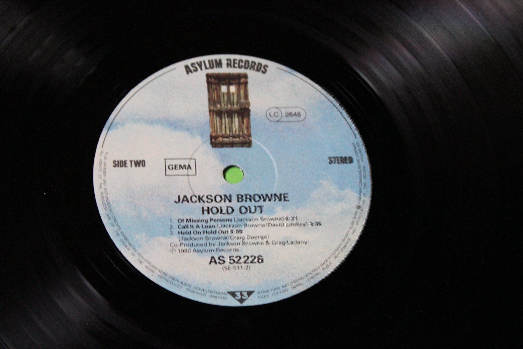 Dischi in vinile: Jackson Browne - Hold on LP Vinyl 1980 – Usato da Tübach venduto da JamesStone 4