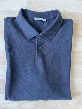 Zara Polo Langarm —  Grau — Gr M — Top Zustand