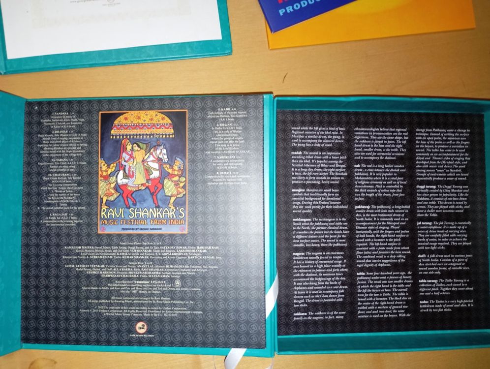 Ravi Shankar George Harrison - Collaborations - 3CD Box Set (Gebraucht ...