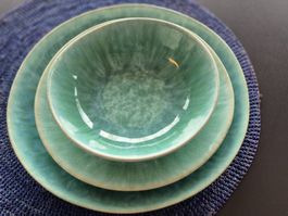 Keramik-Geschirrset Monte 23-teilig, von Globus Top-Zustand