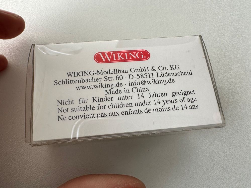 Wiking Glas 1700 GT Cabrio, blau, 187, OVP (W517) (Gebraucht)