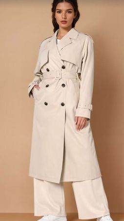 Eleganter Damen Trenchcoat / Mantel – klassischer Stil