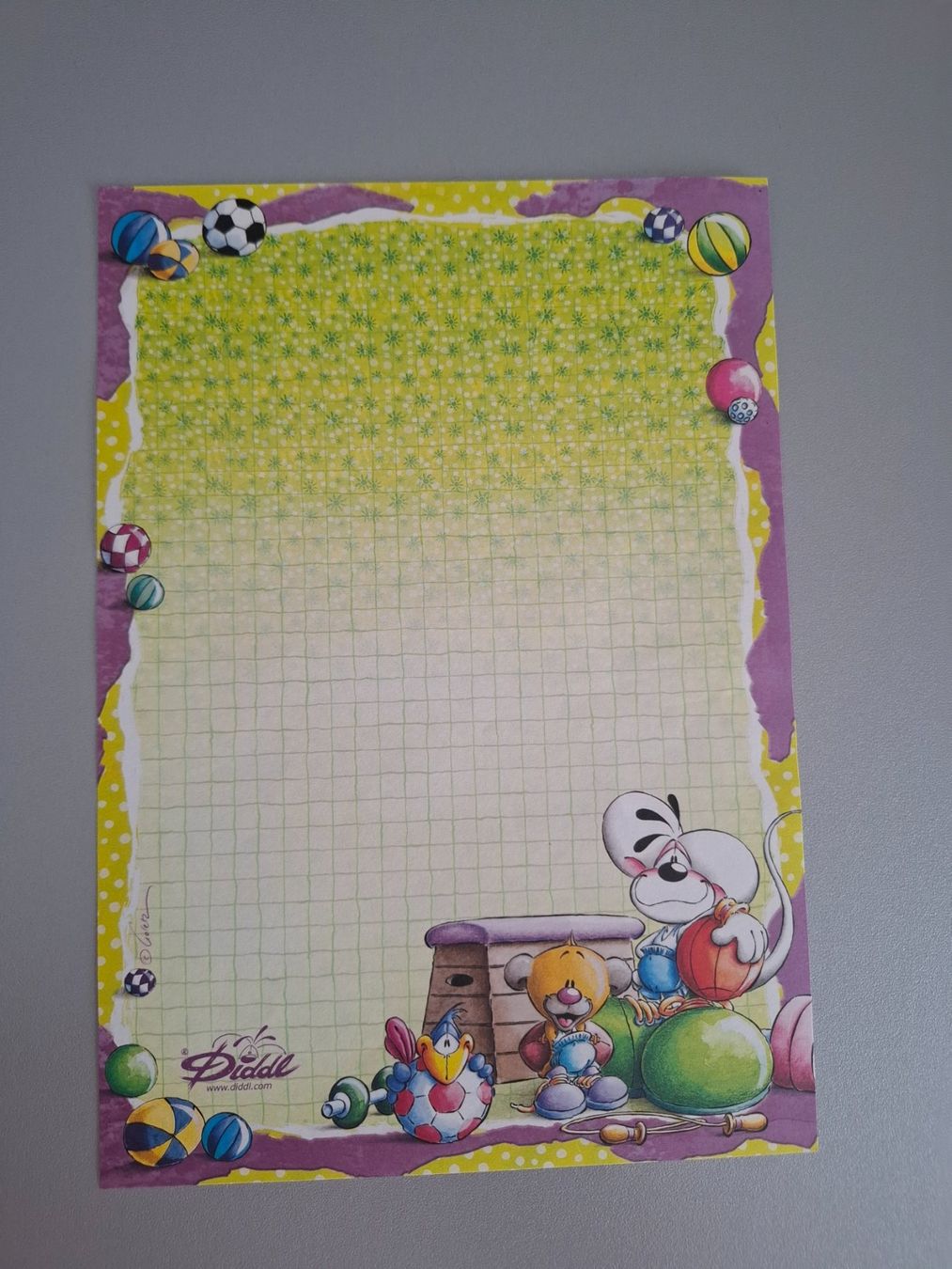 Schreibblöcke: Diddl Blatt A5 aus Block Nr. 312 – Gebraucht aus Grosswangen von michelli.