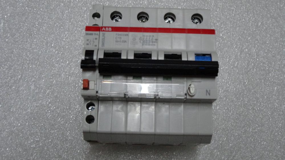 ABB Smissline FS403MK FI/LS 13A 30mA 4polig + SK400 11-L (Gebraucht) in ...