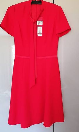 Midikleid, rot, S/36