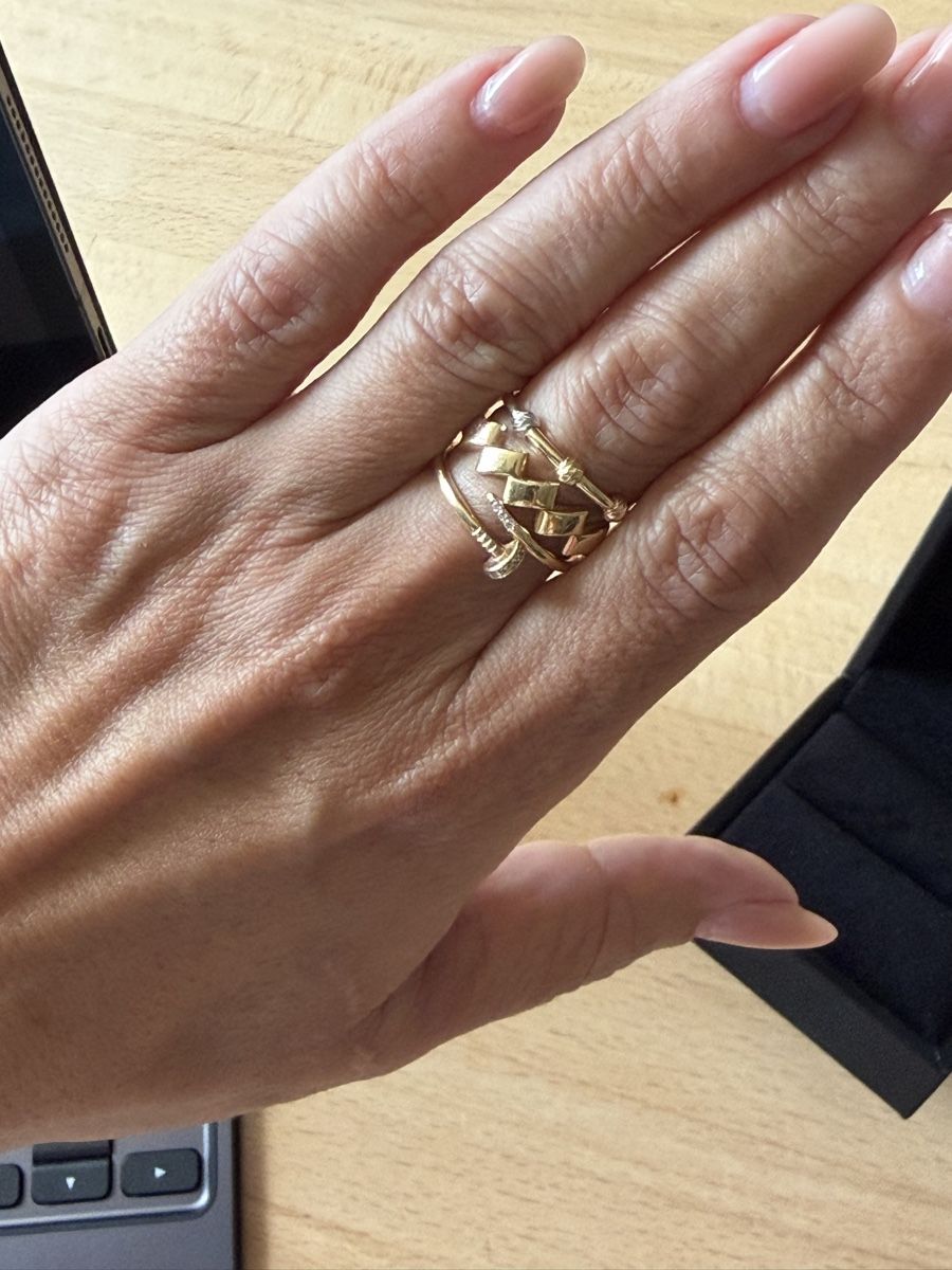 Ringe: Ring Stack  3 Ringe aus 18K Gold  Grösse 51 – Neu und originalverpackt aus Bern von AndrewHM 6