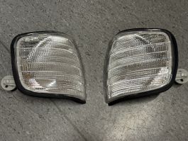White Blinkers Mercedes W126 Left Right