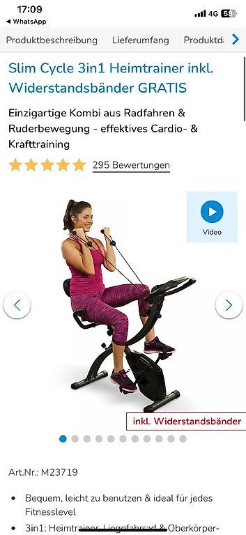 Hometrainer: Heimtrainer, kaum genutzt – Usato da Bern venduto da annth