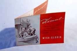 Enorm rarer, originaler Klein - Katalog: WISA GLORIA um 1940