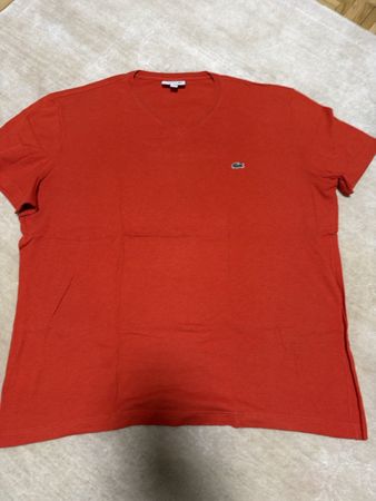 T-shirt Lacoste Rouge Taille XXL - Parfait pour l'été!