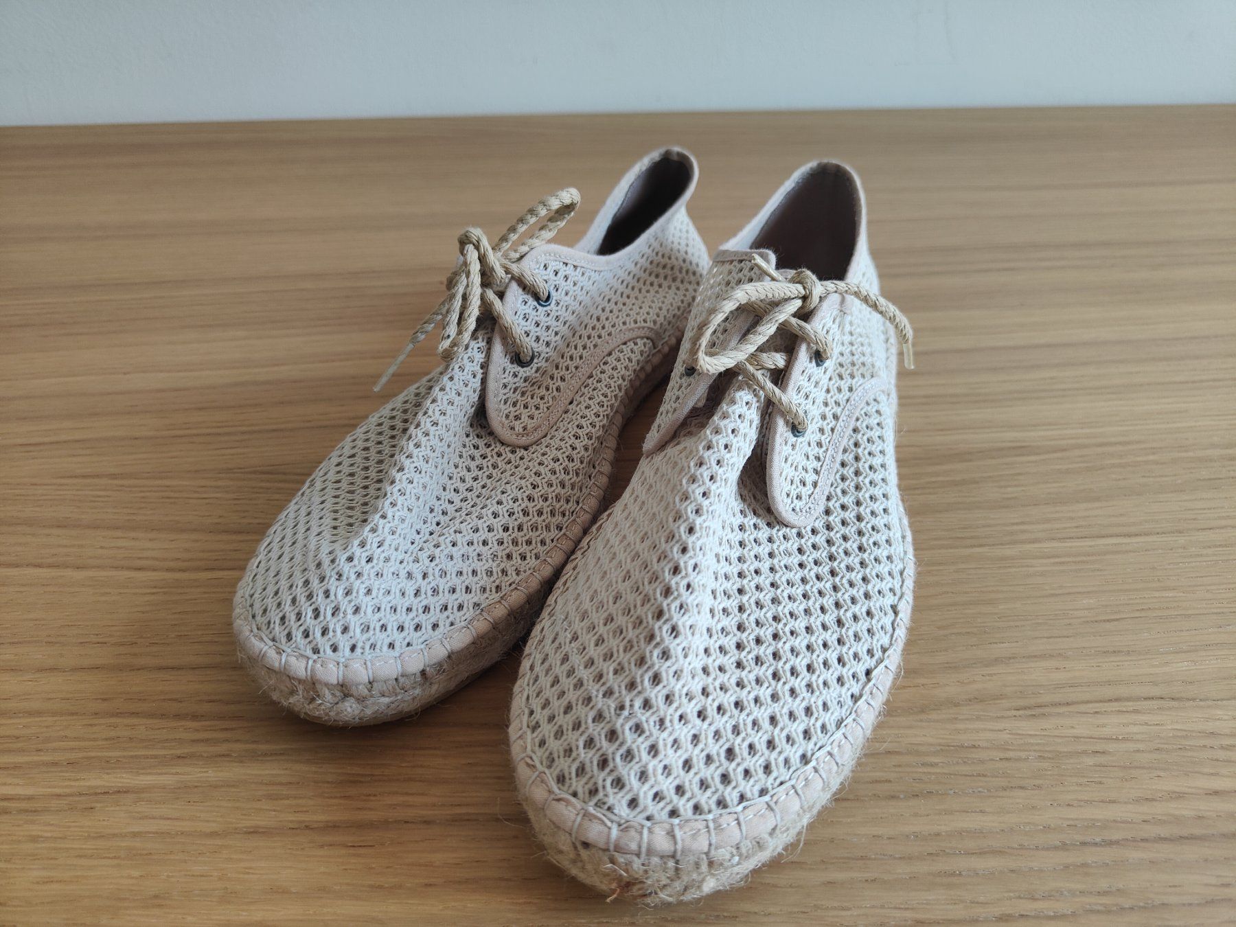 Herrenschuhe: Schöne Schnür-Espadrilles, 43 – Gebraucht aus Olten von Gegendiekultur 1