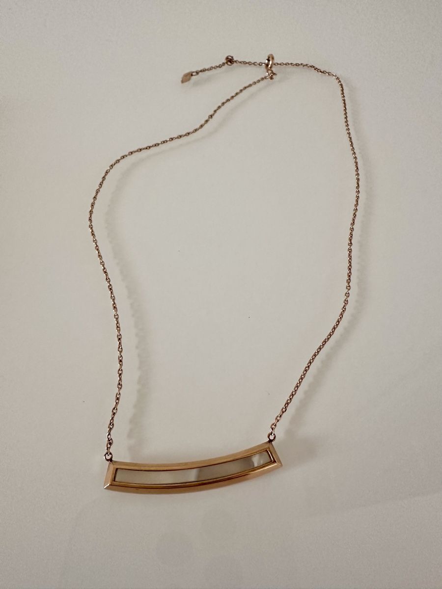 Fossil Ketten: Fossil, Collier, Rosegold mit Perlmutt, neuwertig – Neu (gemäss Beschreibung) aus Zürich von anouk_8008 1