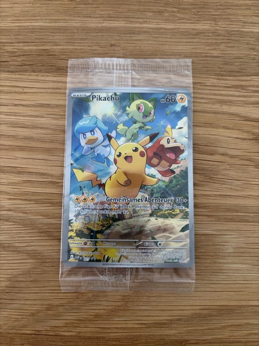 Pokémon Sammelbilder & Trading cards: Pikachu Promo ab 1.- – Neu und originalverpackt aus Seuzach von lb_collectr