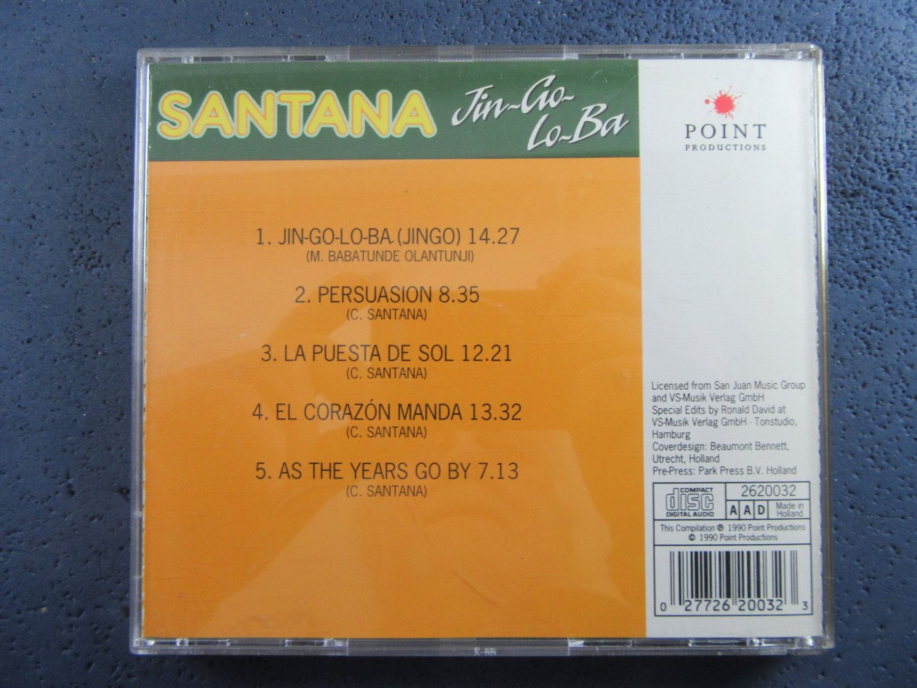 CDs: SANTANA " JIN-GO-LO-BA " CD – Gebraucht aus Ettingen von Hausi4711 2